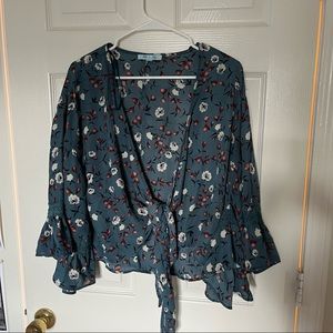 Kimono tie top